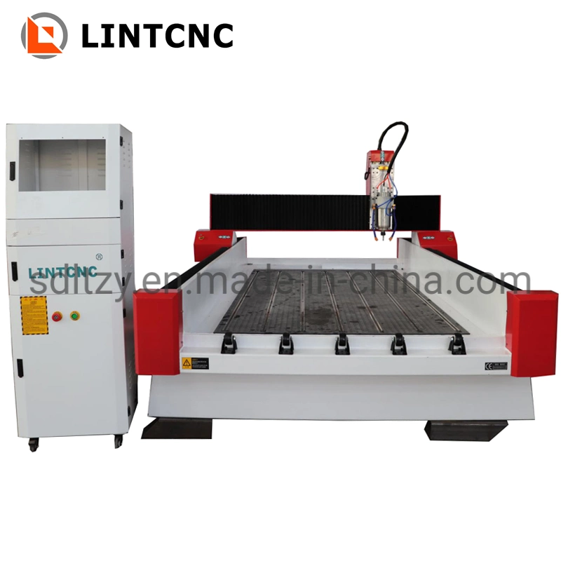 380V Stone Granite Engraving CNC Router 1325 1530 5.5kw 1224 1212 6090 Marble Engraving 3D Wood Metal Processing 1300X2500mm Water Cooling