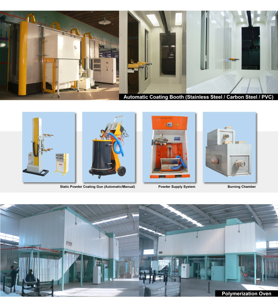 Powder Coating Production Line for Iron Electric Control Cabinet