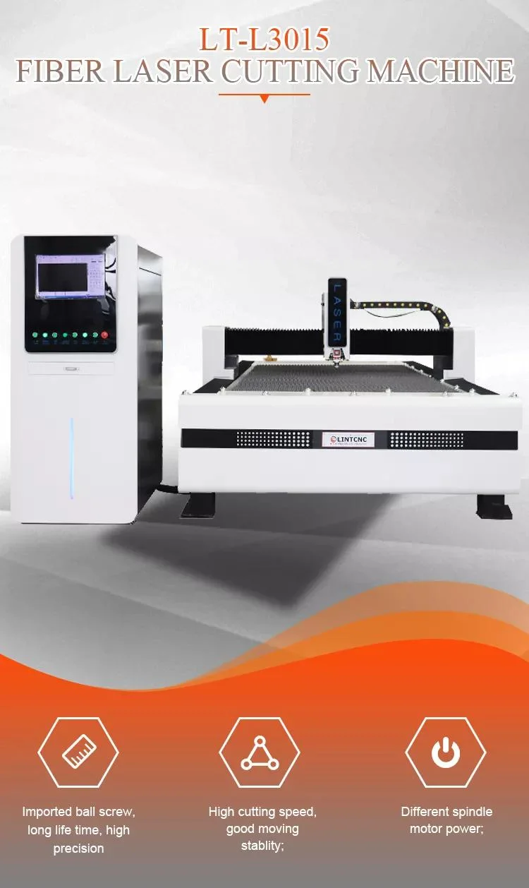 1kw 2kw 3kw Metal Sheet Mild Stainless Steel Aluminum Copper Cutting Tube Fiber Laser Cutter Machine 3015 2030 2040 2060