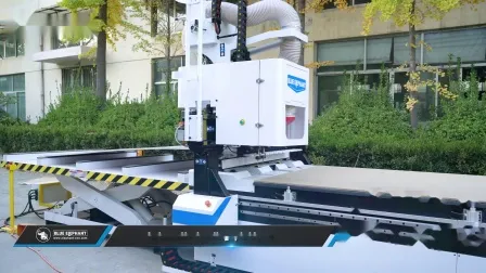 Linha de produção de móveis Maquinaria de escultura em madeira CNC 1530 Atc CNC Router com mesa de carregamento automático
