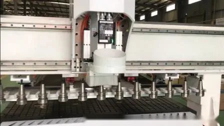 1300X2500mm 4 Eixos Atc Liner CNC Router 3D Carpintaria Móveis Armário Corte Gravação CNC Máquina de Escultura em Madeira MDF Fresagem Engaver