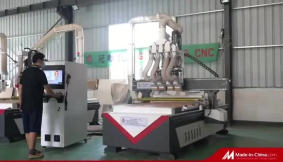 Fábrica da China CNC Router Gravadora Fresadora Máquinas para trabalhar madeira para placa de madeira Vários processamento de metal macio